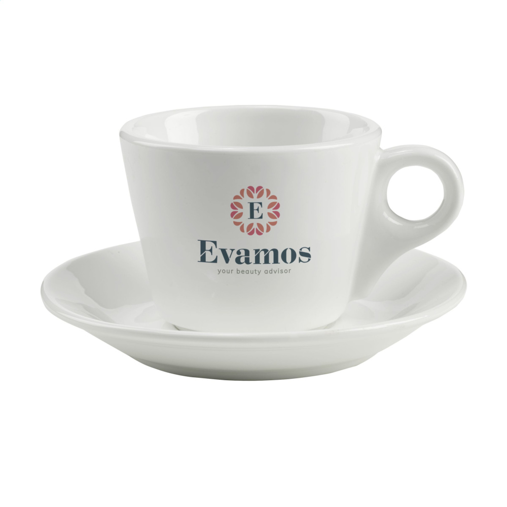 Logo trade promotional items image of: DaVinci 205 ml cup and saucer