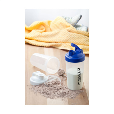 Logo trade promotional gift photo of: Shaker Protein 600 ml drinking cup