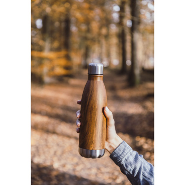 Logo trade promotional giveaways image of: Topflask Wood 500 ml drinking bottle