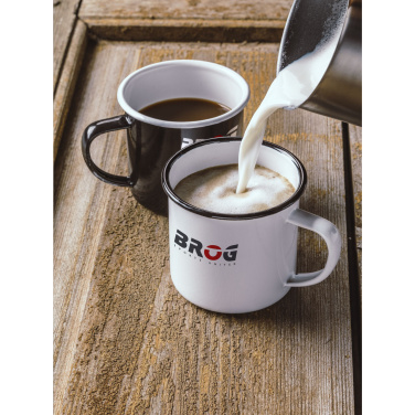 Logo trade advertising products image of: Retro Enamel Mug 350 ml