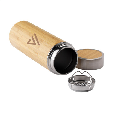 Logo trade promotional gift photo of: Osaka 360 ml bamboo thermo bottle/thermo cup