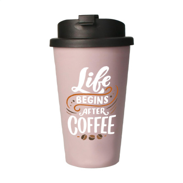 Logo trade promotional giveaways image of: Eco Coffee Mug Premium Deluxe 350 ml coffee cup
