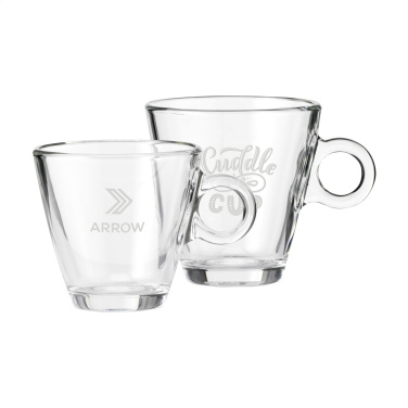 Logo trade promotional products image of: Lugano Coffee Glass 230 ml