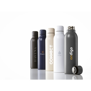 Logotrade promotional gift image of: Helios RCS Recycled Steel Bottle 470 ml