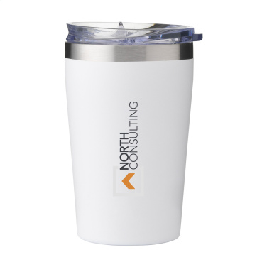 Logo trade promotional merchandise photo of: Re-Steel RCS Recycled Coffee Mug 380 ml thermo cup