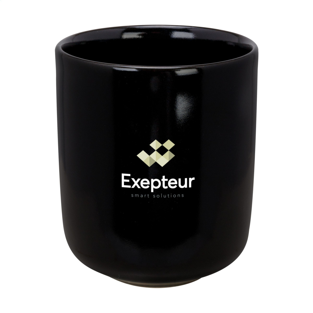 Logo trade promotional gifts picture of: Cadiz Black 350 ml drinking cup