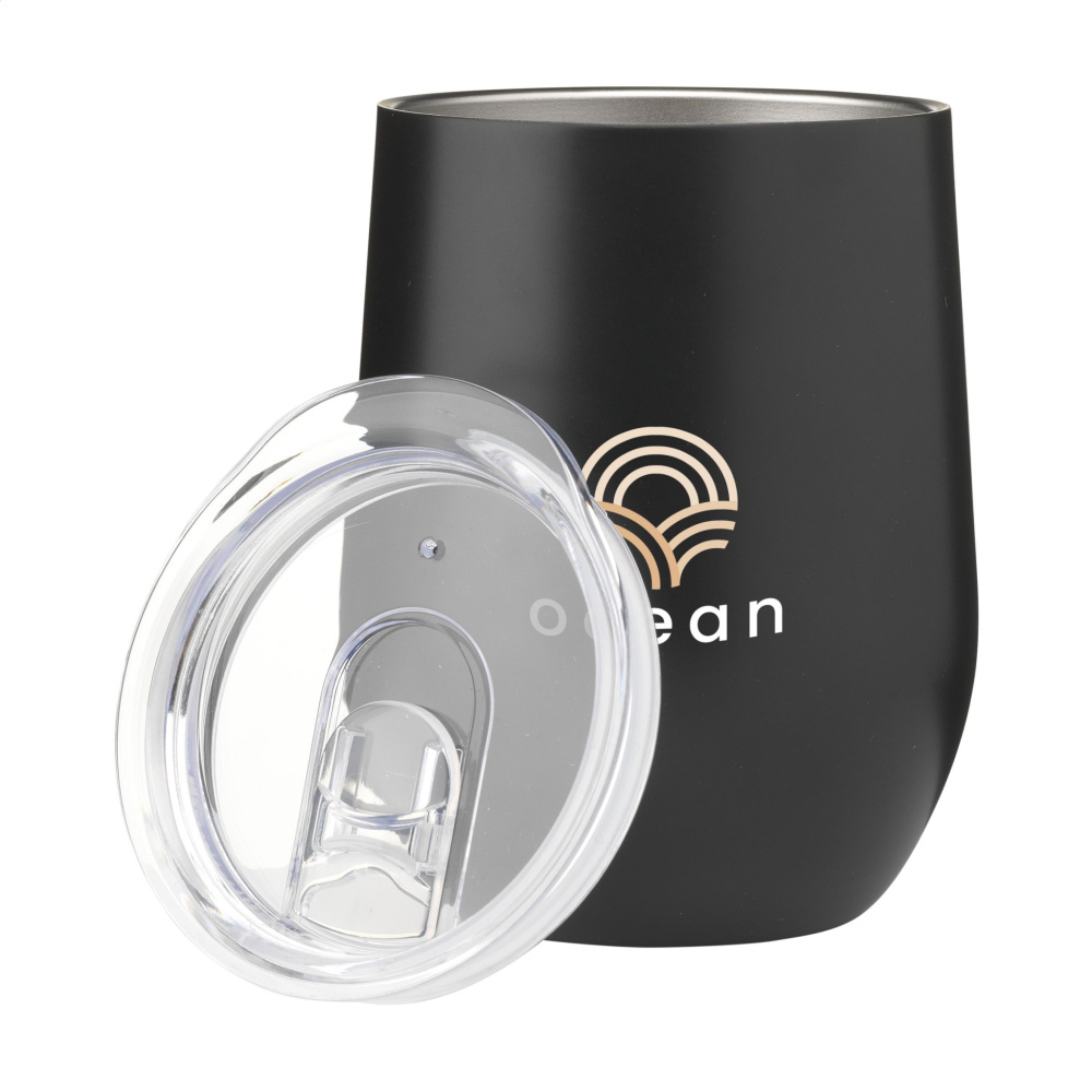 Logotrade corporate gift picture of: Huevo RCS Recycled Steel Cup 350 ml thermo cup