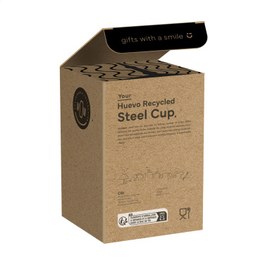 Logotrade promotional product image of: Huevo RCS Recycled Steel Cup 350 ml thermo cup