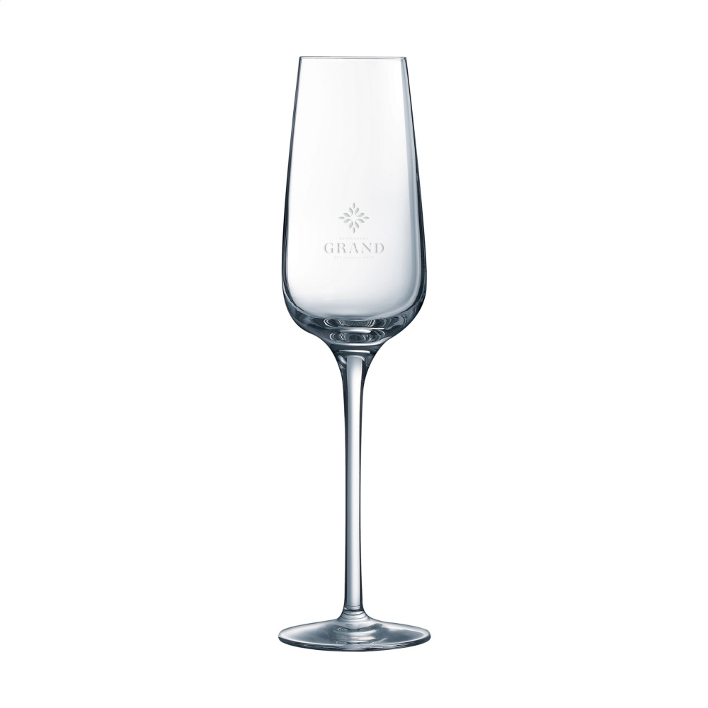 Logo trade advertising products image of: Riviera Champagne glass 210 ml