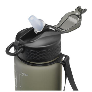 Logo trade advertising product photo of: AquaSport GRS Recycled Water Bottle 1,000 ml