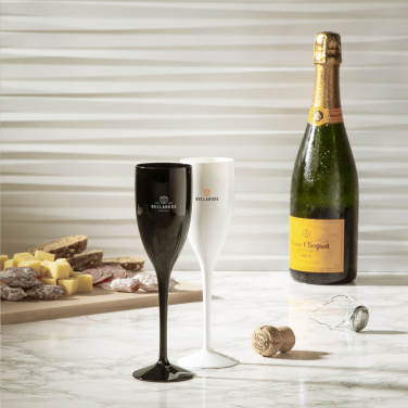 Logo trade promotional gifts picture of: Lunaire Reusable Champagne Glass 150 ml