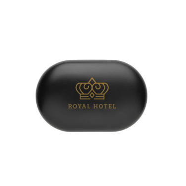 Logotrade advertising product image of: Fitsound RCS recycled plastic open ear TWS earbuds