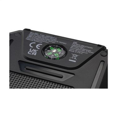 Logotrade promotional item image of: Trail RCS Solar Charger Compass 8000