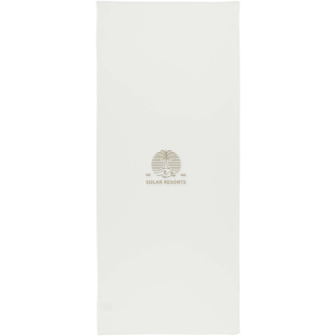 Logo trade business gifts image of: Lucas RPET sport towel 30x80 cm