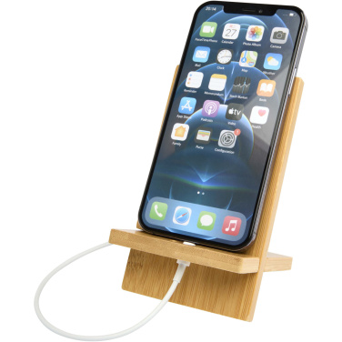 Logotrade corporate gift image of: Ceibo detachable bamboo phone stand