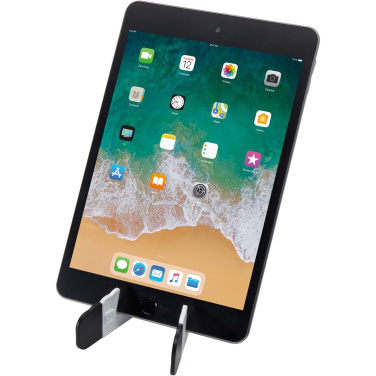 Logo trade corporate gift photo of: Buna recycled plastic foldable tablet and phone stand