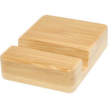 Logo trade promotional items picture of: Ebla bamboo phone stand