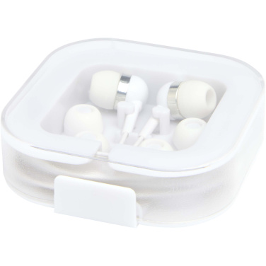 Logotrade promotional merchandise image of: Baekdu wired Type-C headset with recycled plastic storage box