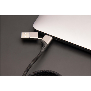 Logotrade promotional merchandise picture of: SCX.design C52 100W 4-in-1 rPET magnetic ultra fast charging cable 