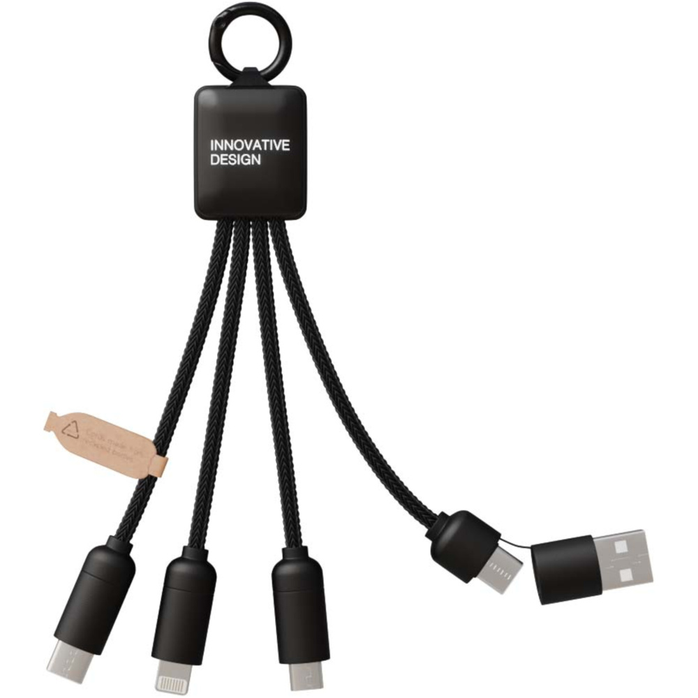 Logo trade promotional product photo of: SCX.design C13 15W 5-in-1 charging cable