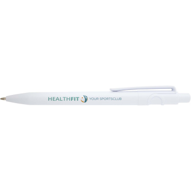 Logo trade advertising products image of: Unica recycled plastic ballpoint pen (blue ink)