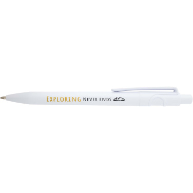 Logotrade corporate gift image of: Unica recycled plastic ballpoint pen (black ink)