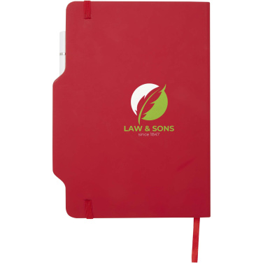 Logotrade corporate gift picture of: Nexus A5 hard cover notebook with pen and pencil combo (black ink)