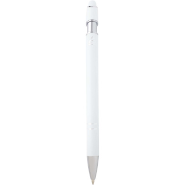 Logo trade corporate gifts picture of: Kish ballpoint pen with silver finish (blue ink)