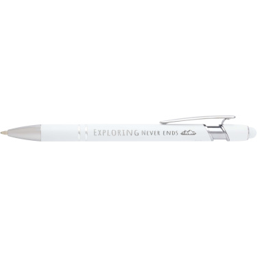 Logotrade advertising product picture of: Kish ballpoint pen with silver finish (blue ink)