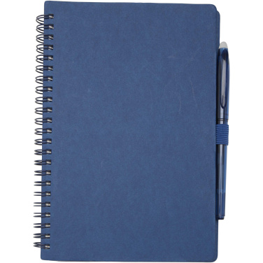 Logotrade promotional product image of: Slate reusable soft cover notebook and pen set (black ink)