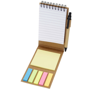 Logotrade business gift image of: Flipper sticky notepad with ballpoint pen (black ink)