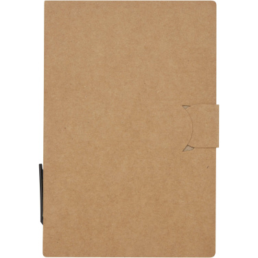 Logo trade promotional gift photo of: Swift sticky notes booklet with ballpoint pen (black ink)