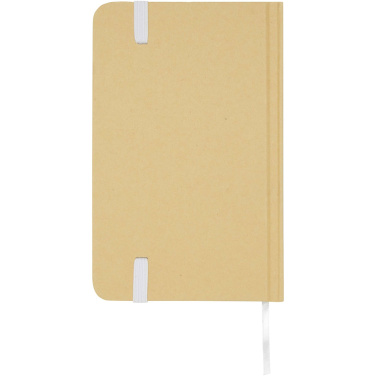 Logo trade promotional product photo of: Reed A6 recycled hard cover notebook with plain pages