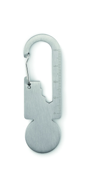 Logo trade promotional merchandise picture of: Multifunctional key ring token