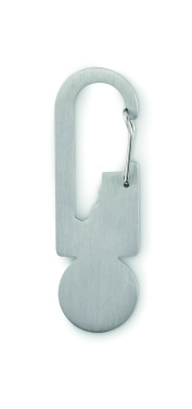 Logotrade promotional giveaway image of: Multifunctional key ring token