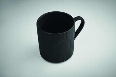 Logo trade promotional merchandise picture of: Ribbed ceramic mug mat 340 ml