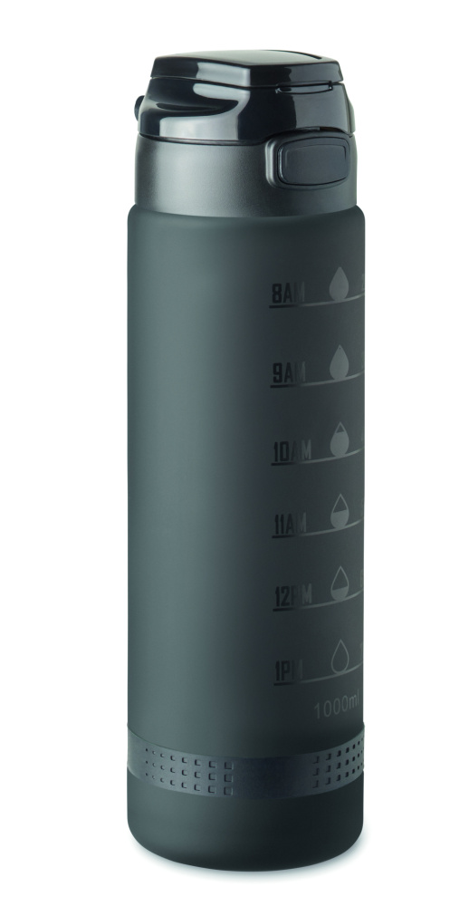 Logo trade corporate gifts image of: Sports water bottle RPET 1L