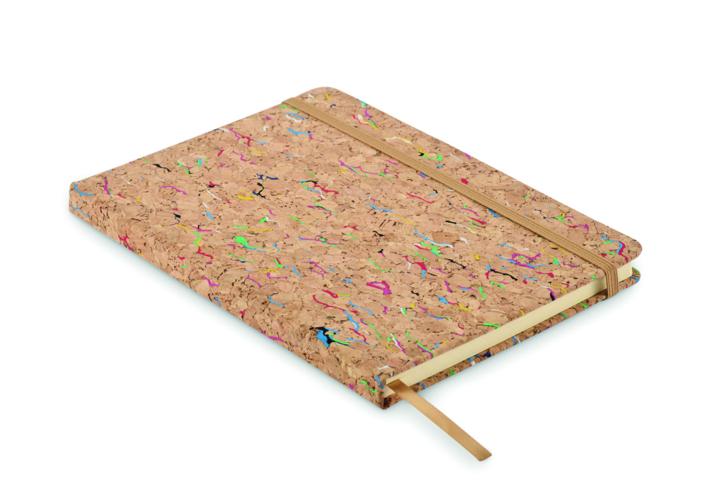 Logotrade corporate gift picture of: A5 cork coloured notebook