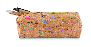Logotrade promotional merchandise image of: Coloured cork pencil case