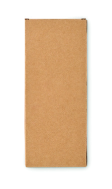 Logo trade promotional merchandise photo of: 4 reusable glass straws