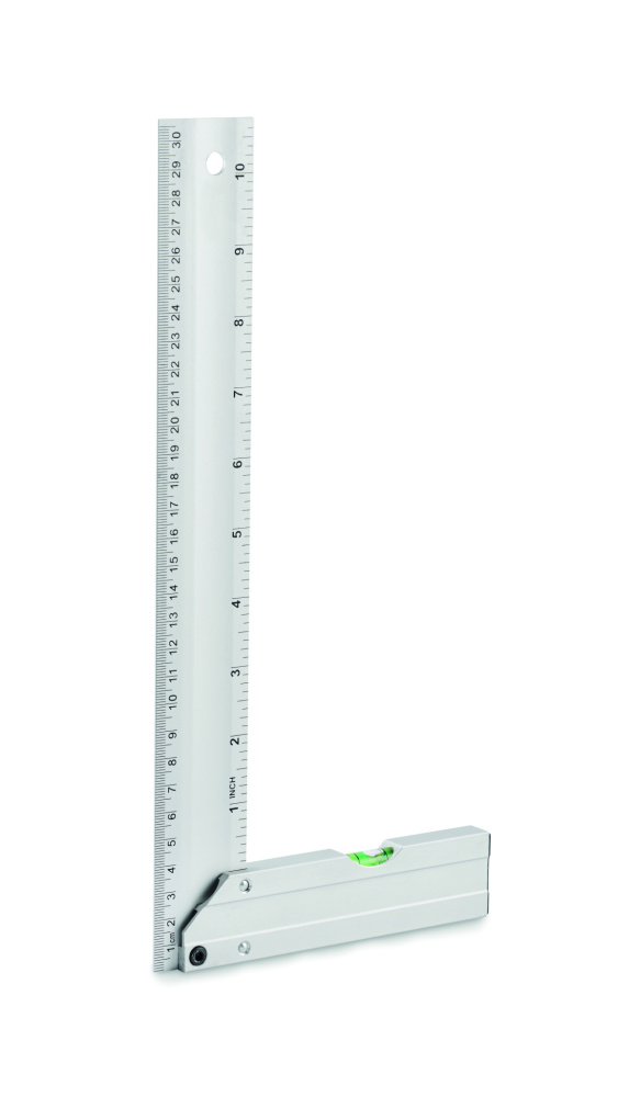 Logo trade promotional gift photo of: Aluminium level ruler 30 cm