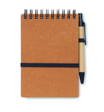 Logotrade advertising product picture of: Recycled notebook with ball pen