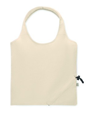 Logo trade promotional giveaways image of: Foldable shopping bag 140 gr/m²