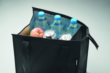 Logo trade corporate gifts image of: Non woven RPET cooler bag