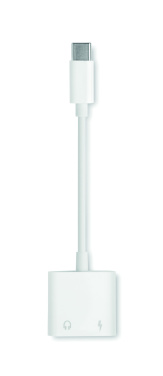 Logo trade promotional items image of: ABS jack audio splitter type C