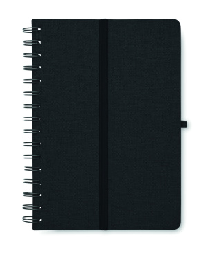 Logo trade promotional gifts picture of: A5 notebook with phone holder