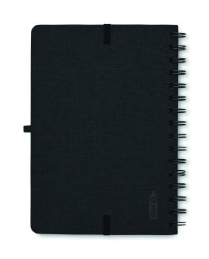 Logo trade advertising products picture of: A5 notebook with phone holder