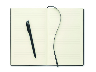 Logo trade promotional items picture of: A5 PU notebook with pen