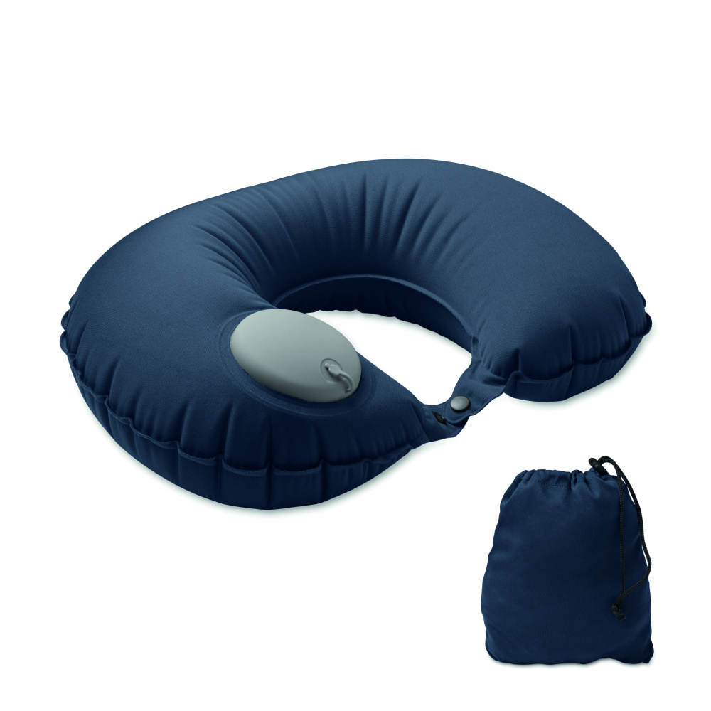 Logo trade advertising products image of: Fast inflatable travel pillow