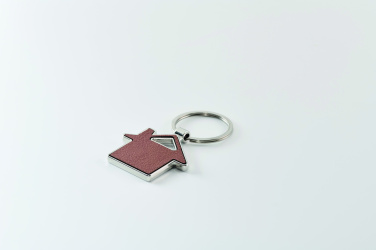 Logotrade promotional giveaway picture of: House shaped key ring
